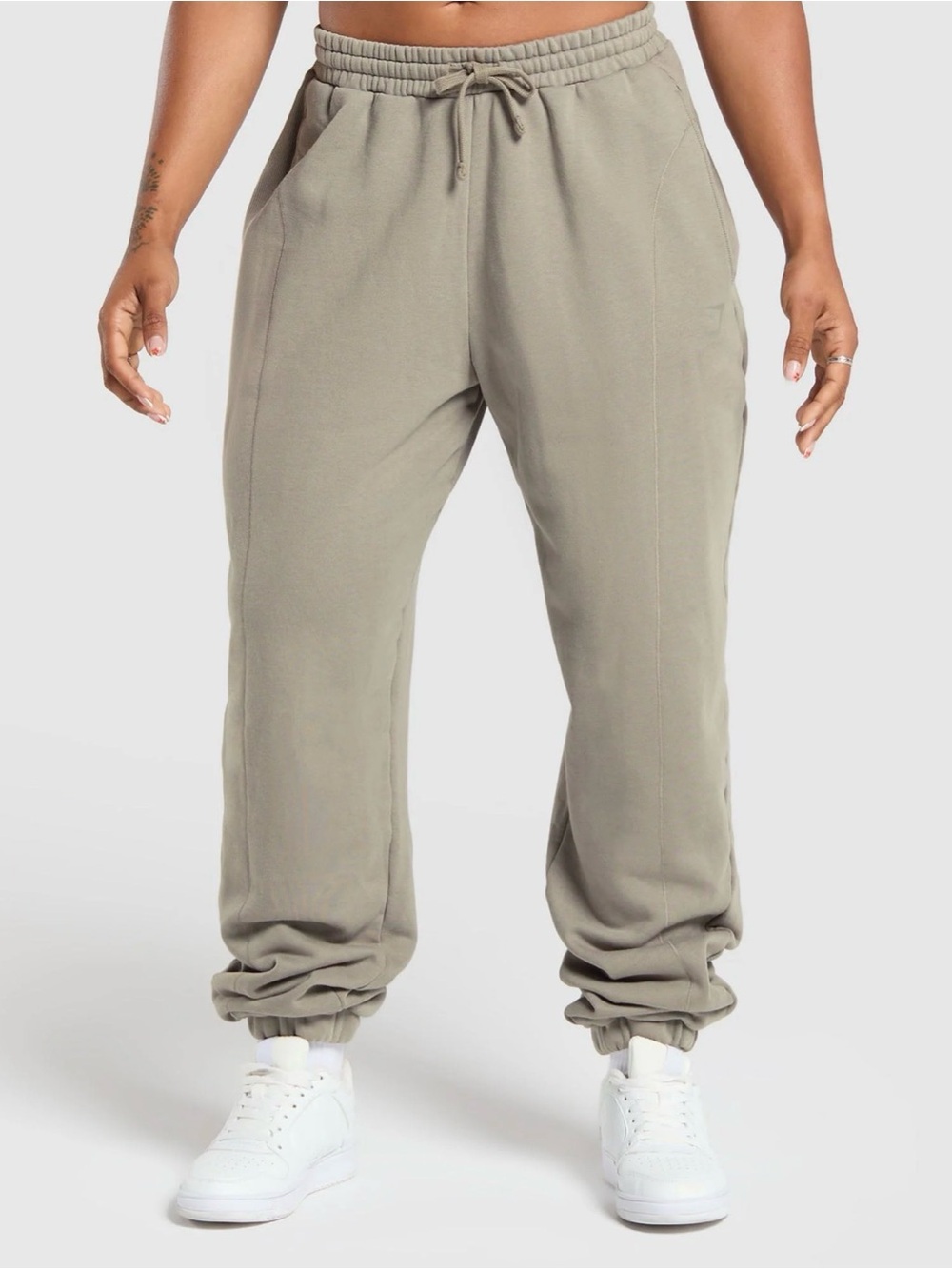 Gymshark Power Washed Joggers/ Linen Brown